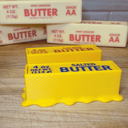 Melted and Plain Butter Clicker Fidget