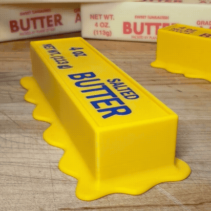 Melted and Plain Butter Clicker Fidget