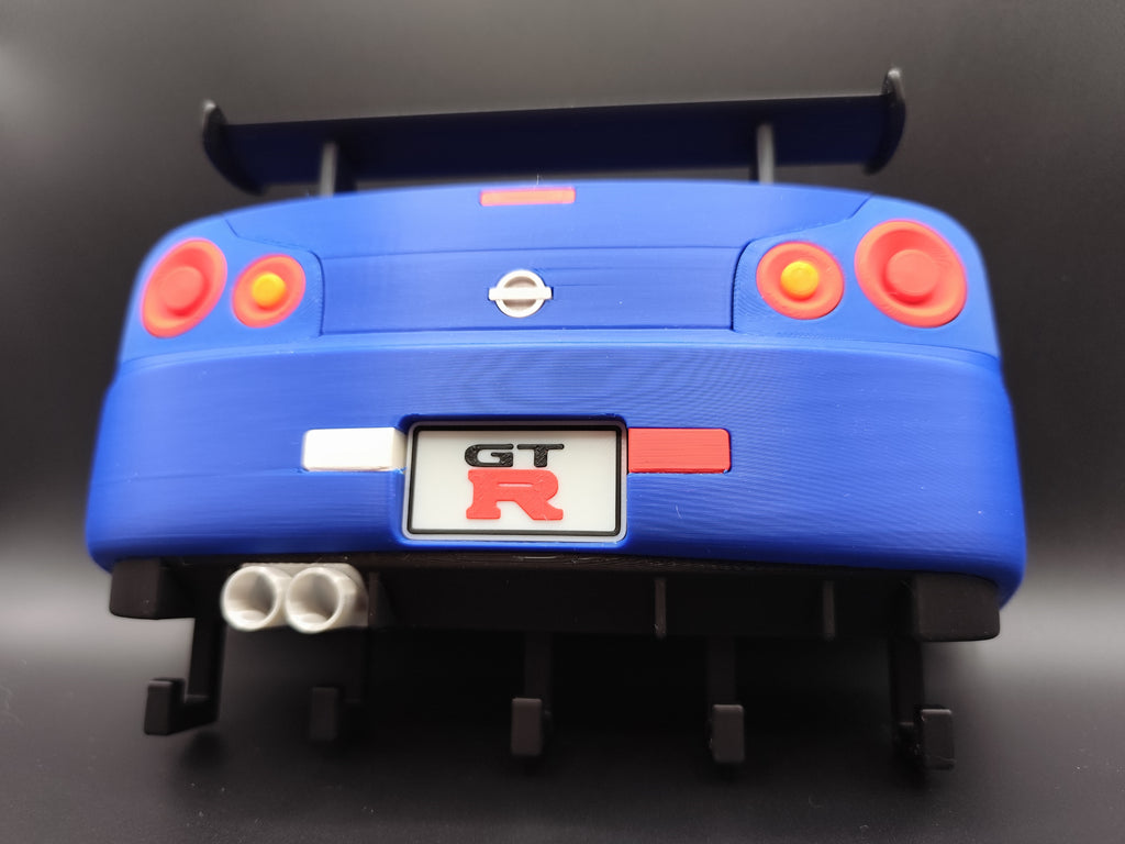 JDM Car Key Holder, 3D Printed Sports Car Wall Key Rack, Automotive Garage Decor, Car Enthusiast Gift