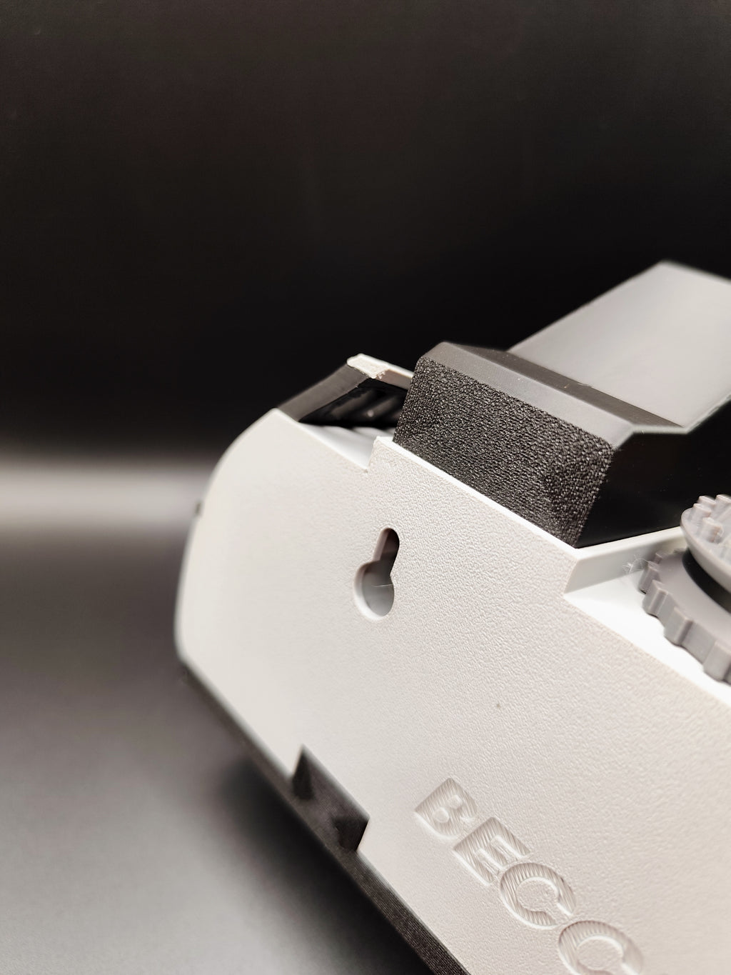 3D printed retro time travel dashboard wall key holder with six hooks - product view 5
