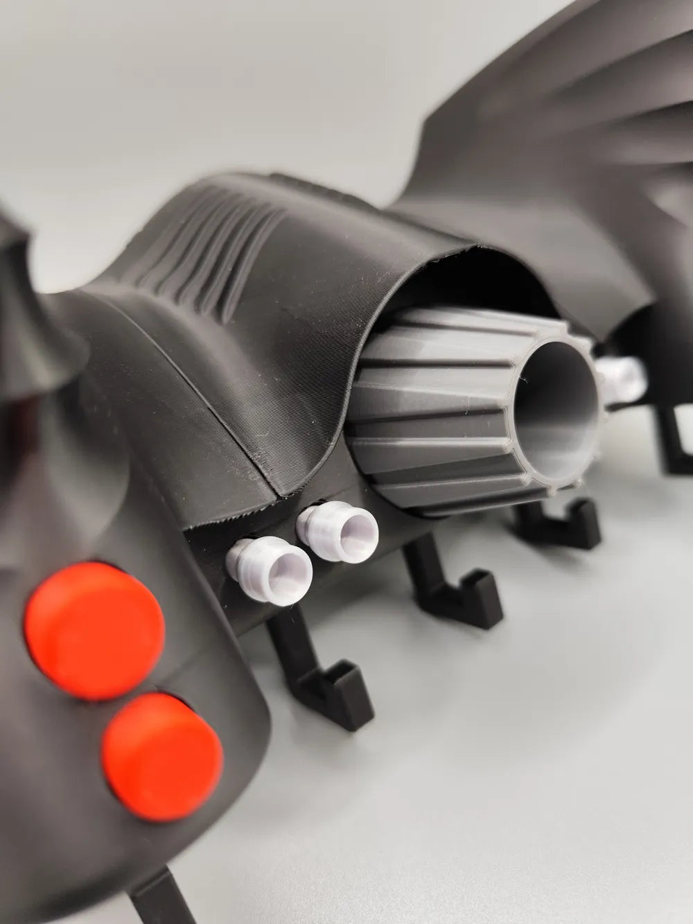 Batmobile-inspired key hanger 3D printed automotive garage decor