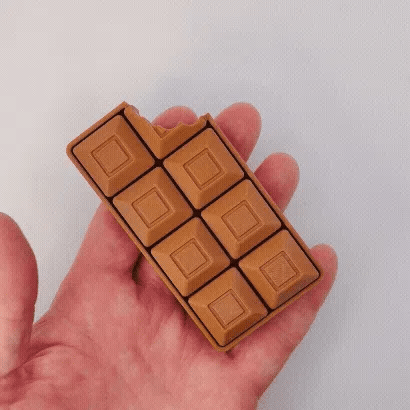 3D Printed Candy Bar Clicker Fidget Toy