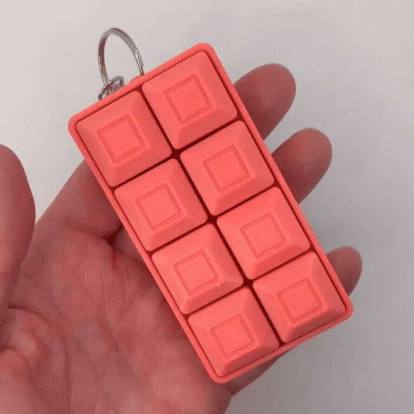 3D Printed Candy Bar Clicker Fidget Toy