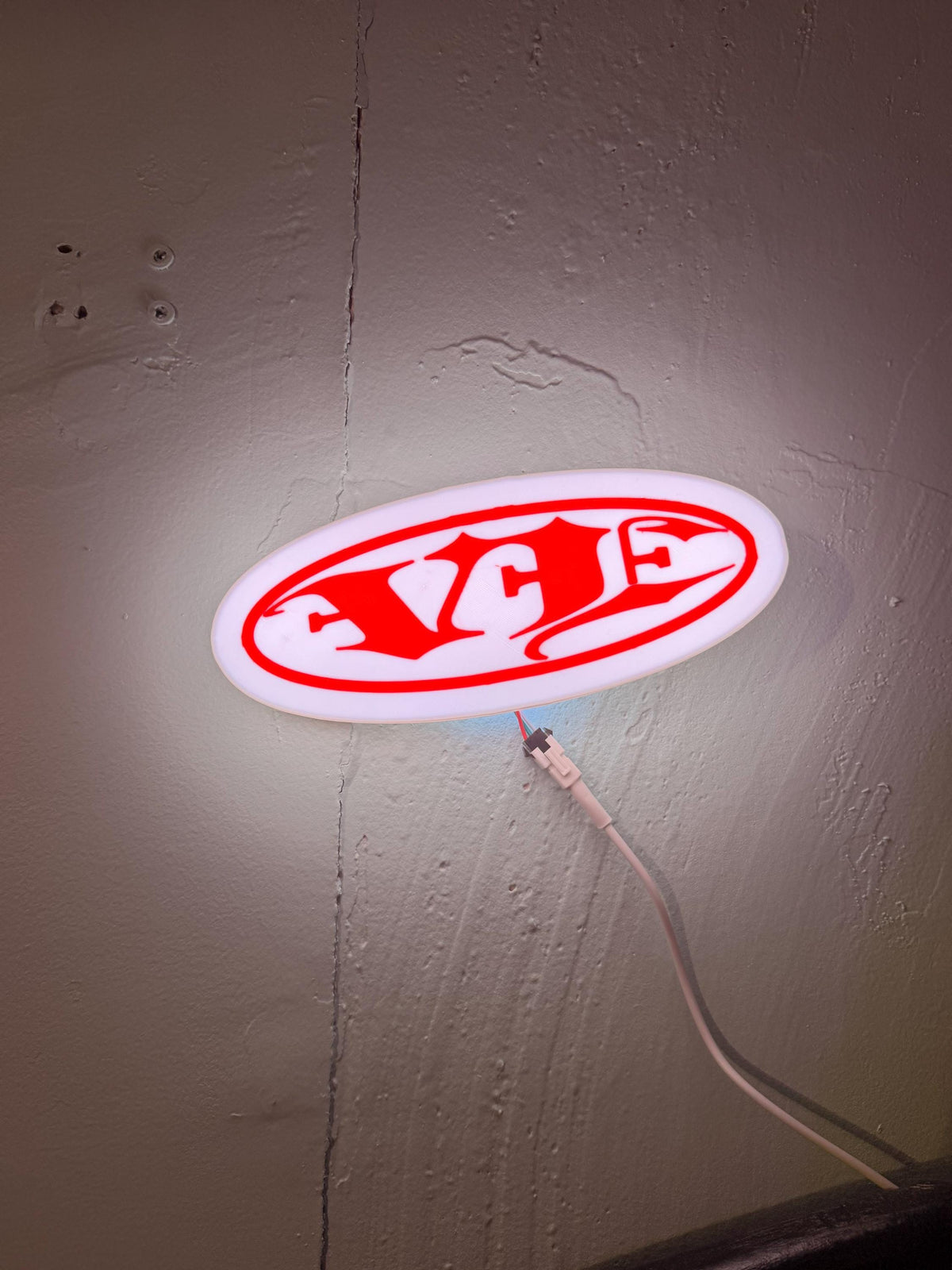 Custom personalized 3D printed RGB LED lightbox sign, product image 2 of 5 by A&S Studio