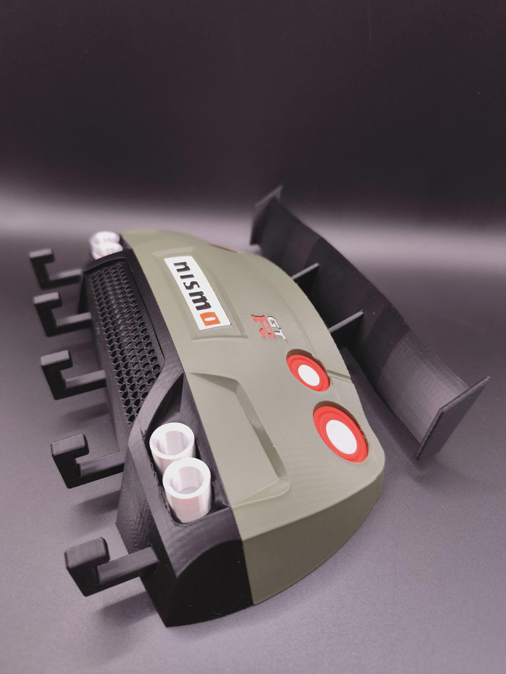 GT-R inspired 3D printed JDM five hook wall key rack, product image 4 of 10 by A&S Studio