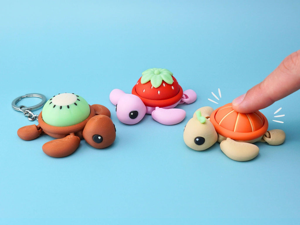 3D printed mix and match fidget clicker keychain toys, product image 7 of 10 by A&S Studio