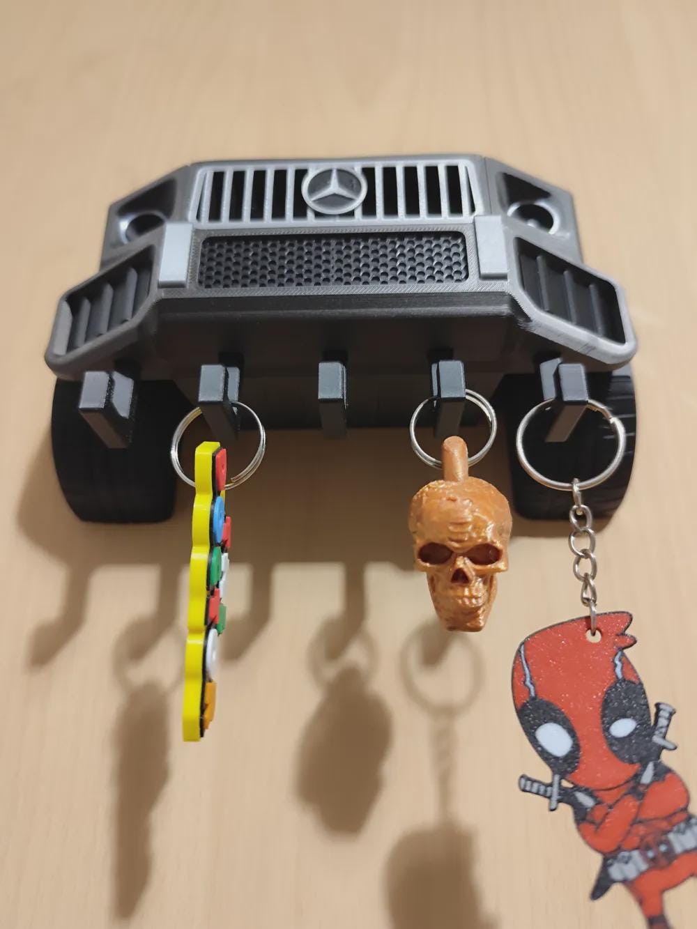 G Wagon inspired 3D printed wall key holder with customizable colors, product image 6 of 7 by A&S Studio