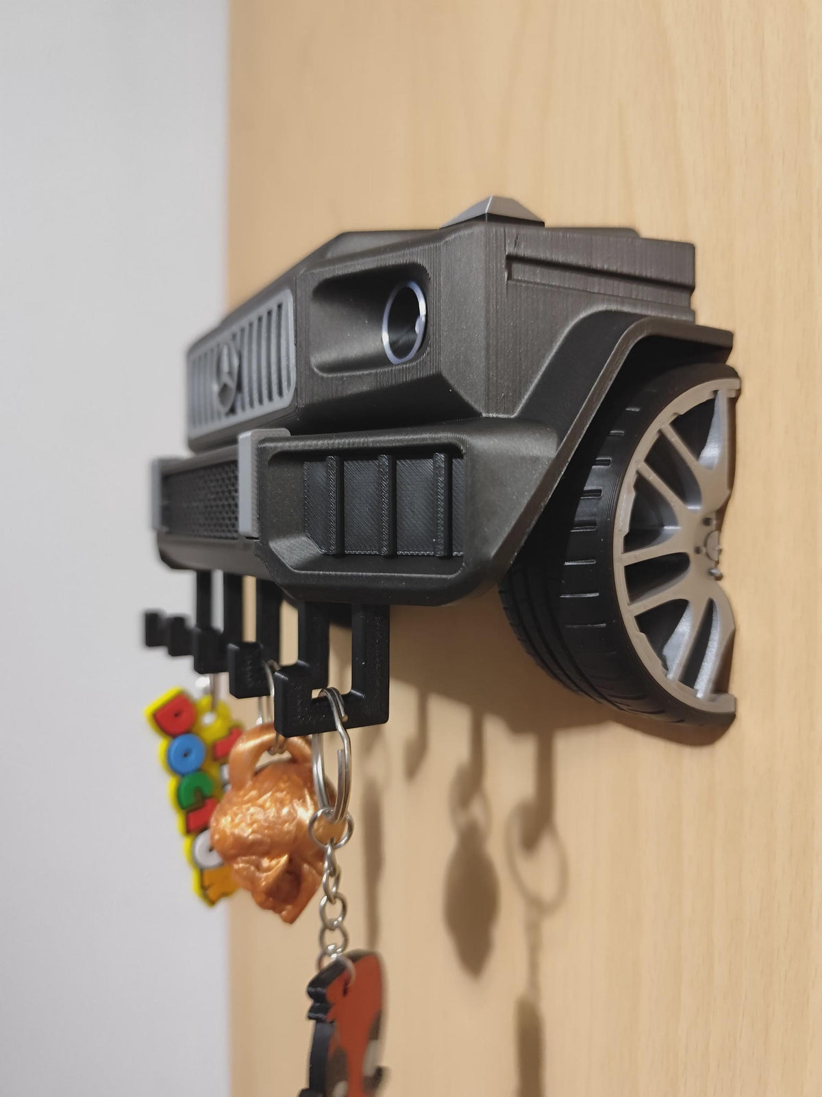 G Wagon inspired 3D printed wall key holder with customizable colors, product image 7 of 7 by A&S Studio