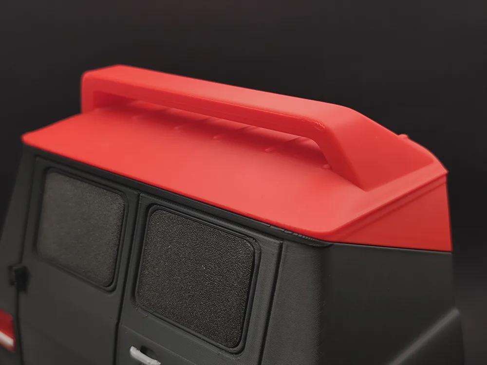 A-Team Van Key Holder, 3D Printed Retro TV Wall Rack, Automotive Garage Decor - product photo 6