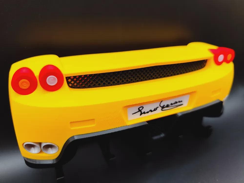 Enzo-Inspired 3D Printed Car Key Holder | Supercar Wall Rack (5 Hooks) - product photo 3