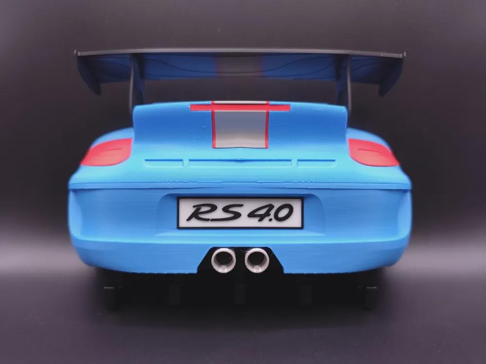 Custom Color RS 4.0 Inspired Key Holder | 3D Printed Car Wall Rack (Personalized) - product photo 4