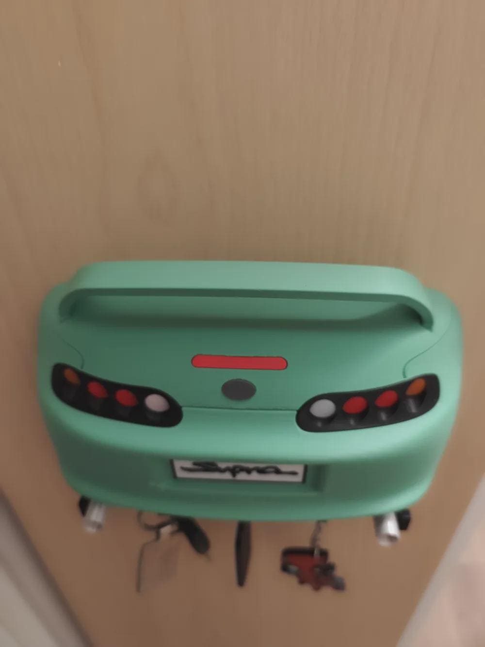 Supra-Inspired 3D Printed Key Holder | Custom Color JDM Garage Decor - product photo 7