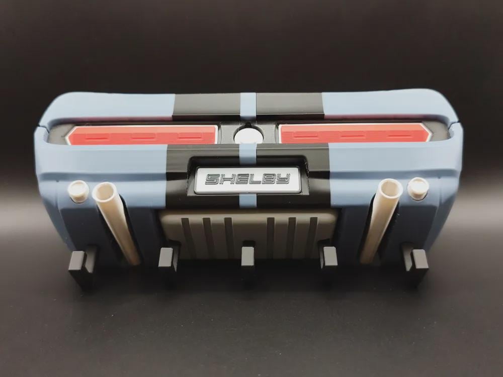 Shelby GT500 Inspired 3D Printed Key Holder | Custom Color Mustang Wall Rack (5 Hooks) - product photo 7