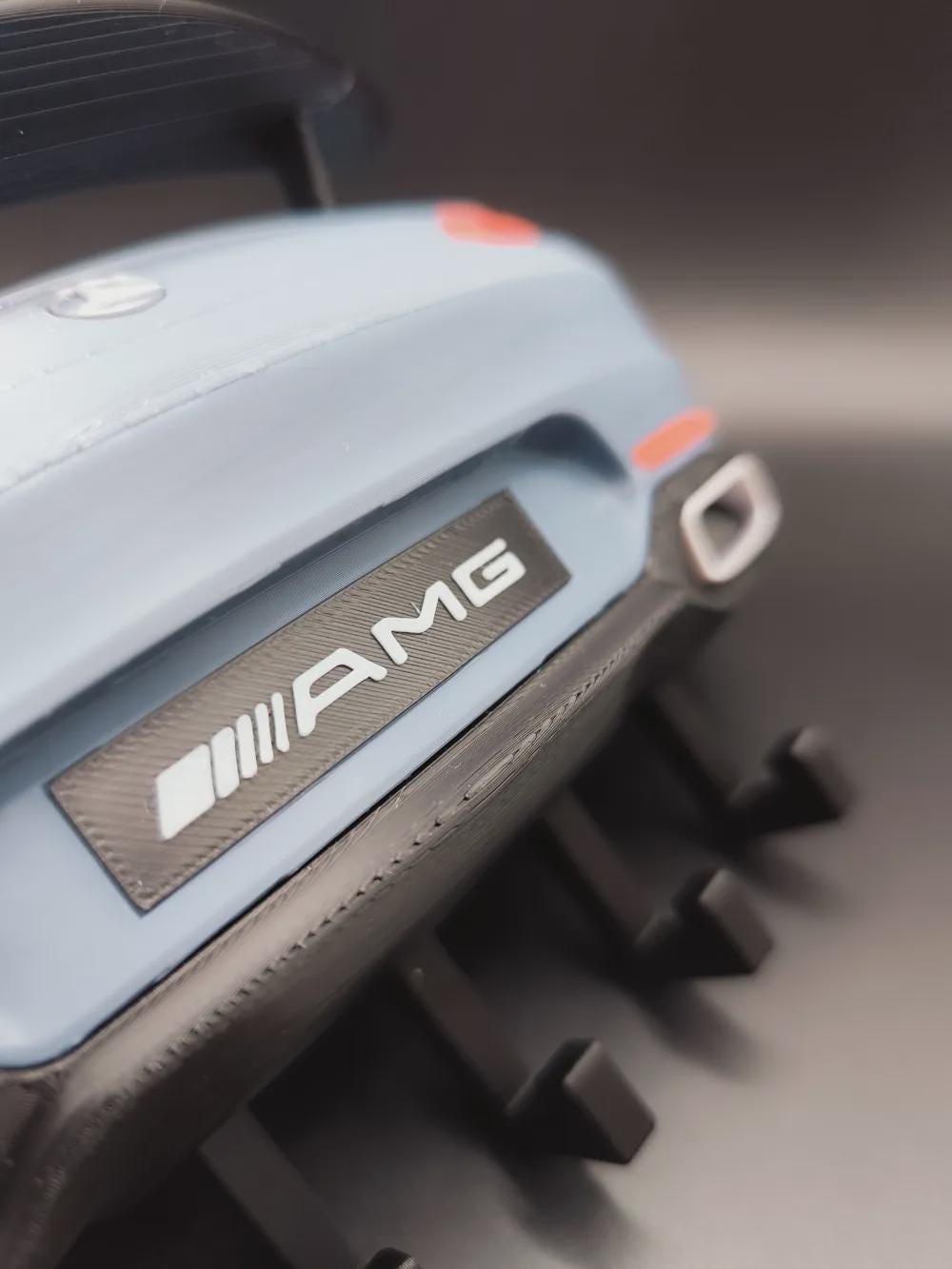 Customizable Mercedes-AMG Inspired Key Holder | 3D Printed Sports Car Wall Rack (Personalized Color) - product photo 2
