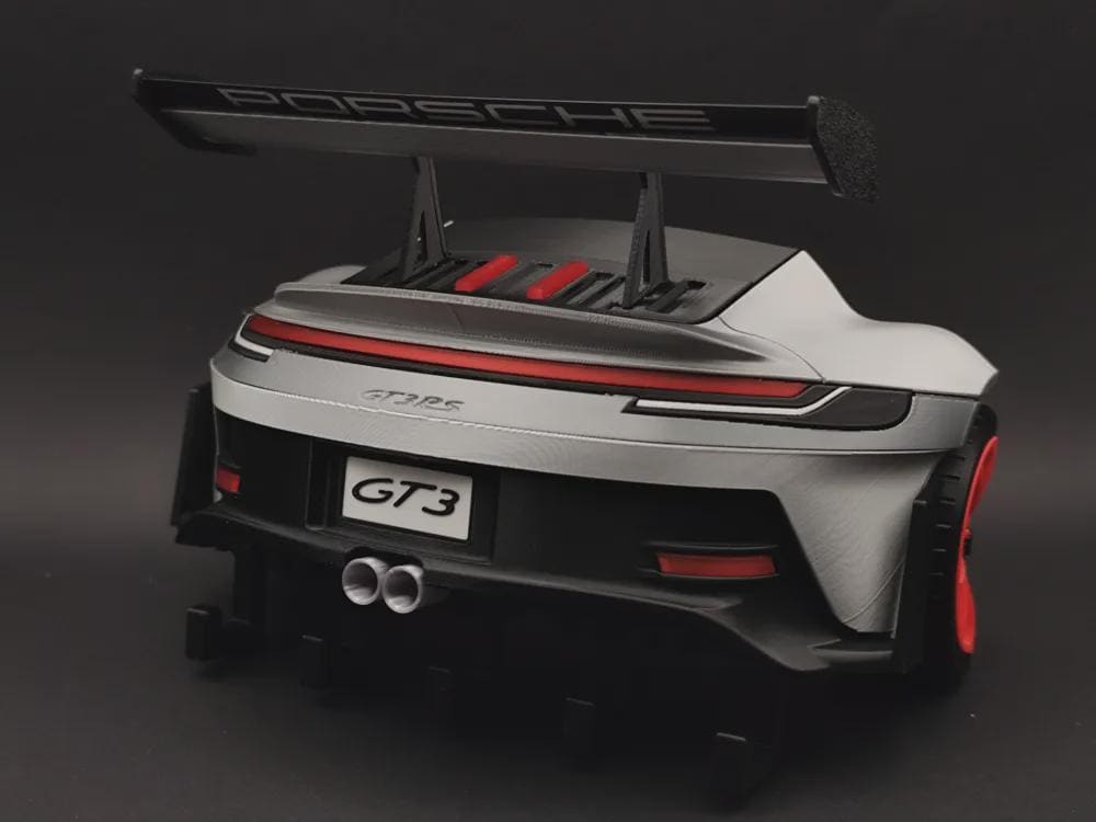 GT3 RS Inspired 3D Printed Key Holder | Custom Color Porsche Garage Decor - product photo 1