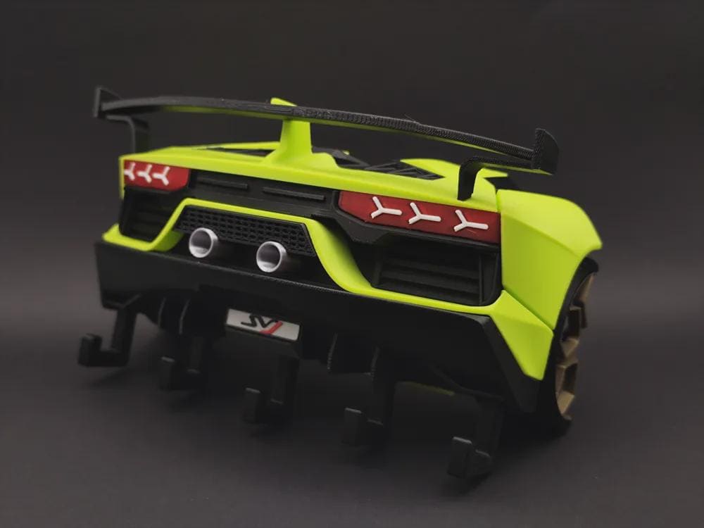 Aventador SVJ Inspired 3D Printed Key Holder | Customizable Supercar Wall Decor - product photo 1