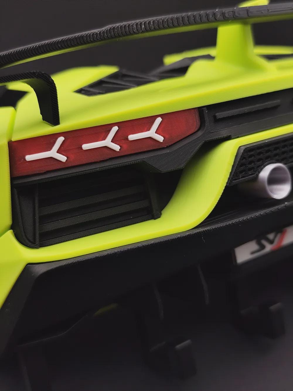 Aventador SVJ Inspired 3D Printed Key Holder | Customizable Supercar Wall Decor - product photo 2