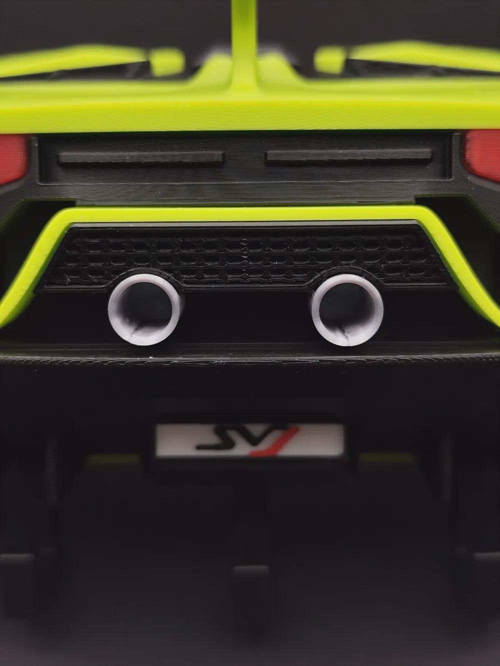 Aventador SVJ Inspired 3D Printed Key Holder | Customizable Supercar Wall Decor - product photo 5