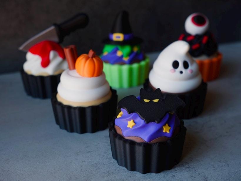 Spooky Halloween 3D Printed Clicker Fidget Toys | Pick Any 3 for 18 Dollars - product photo 10