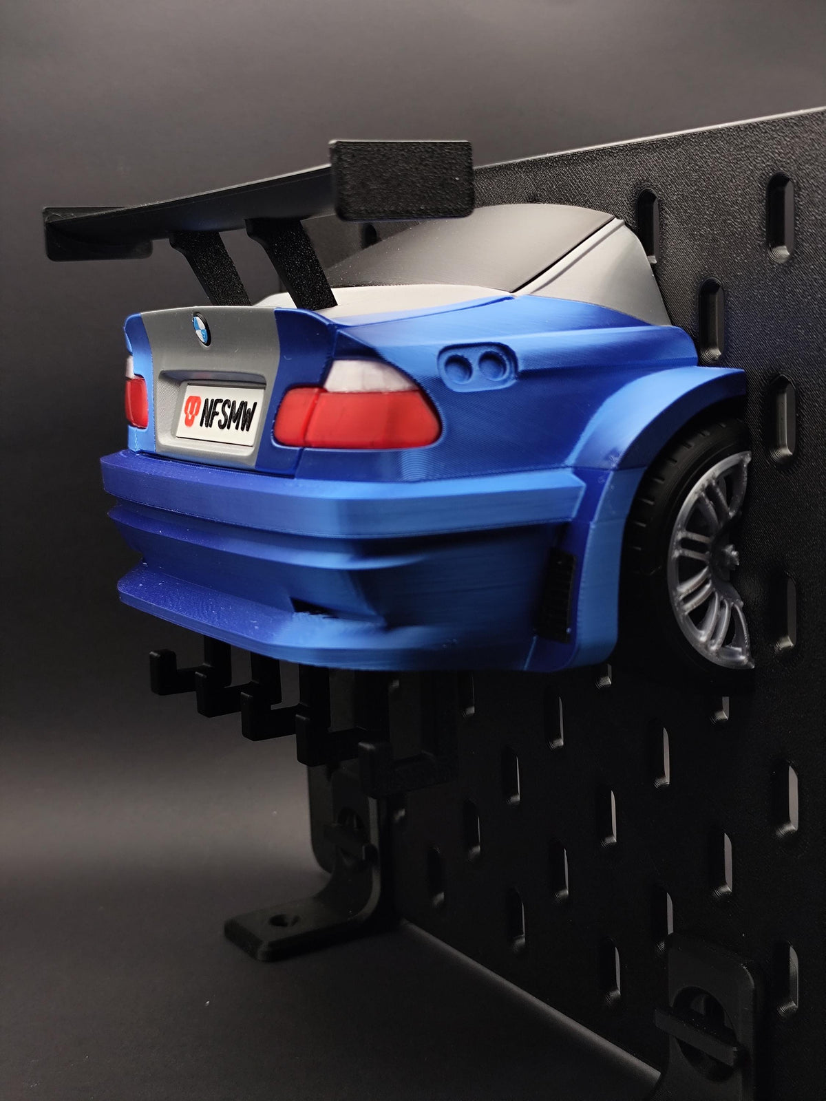 BMW M3 GTR inspired 3D printed five hook car key holder, product image 4 of 9 by A&S Studio