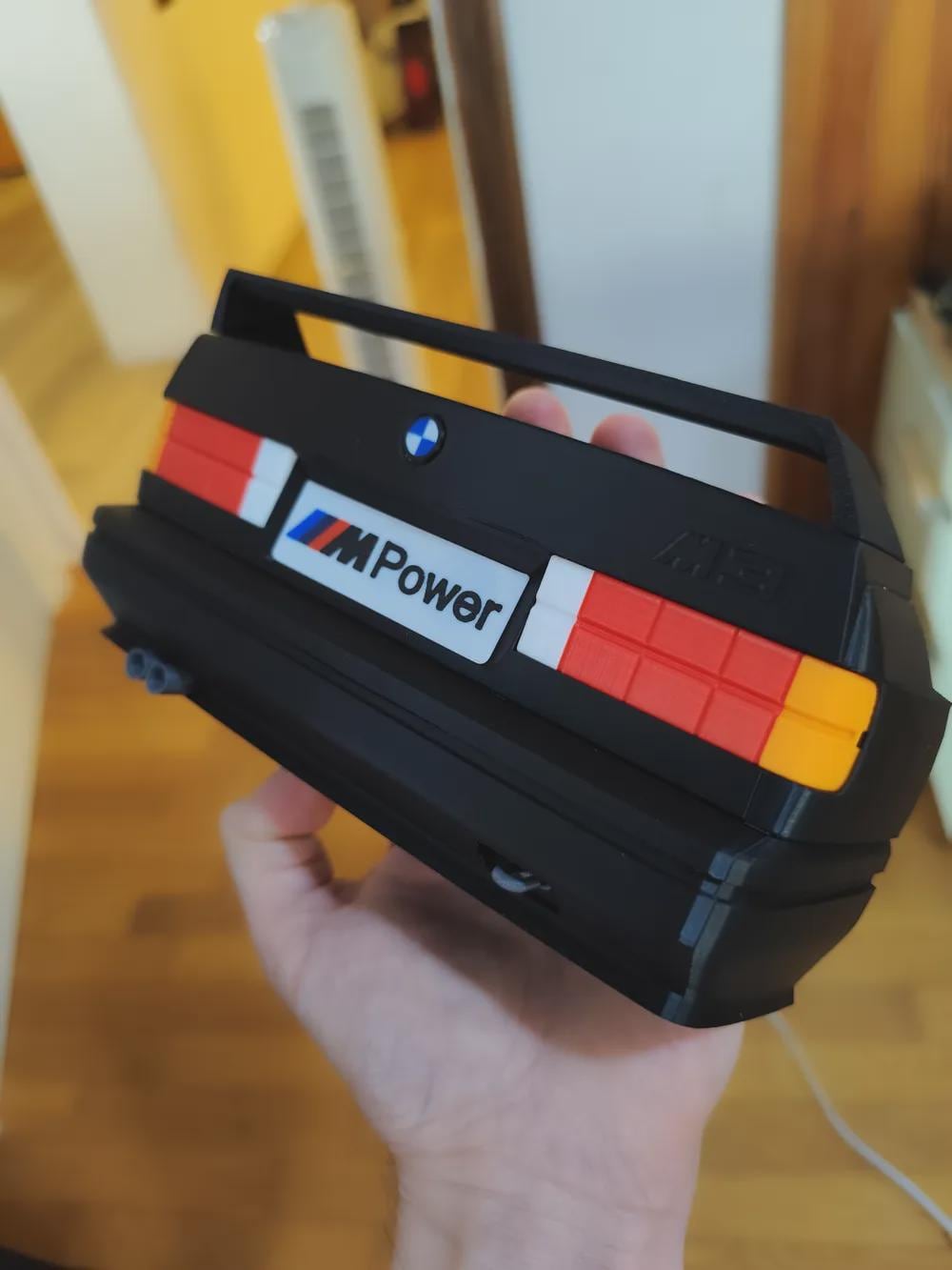 BMW E30 M3 Inspired 3D Printed Key Holder, Custom Color Garage Wall Decor - product photo 8