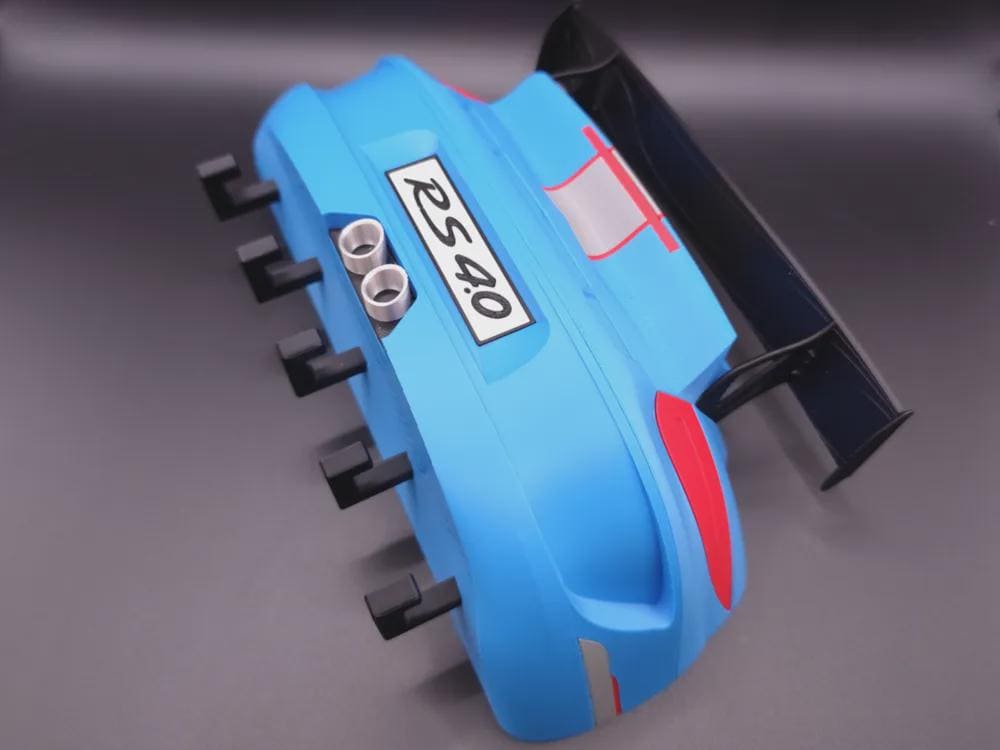 Custom Color RS 4.0 Inspired Key Holder | 3D Printed Car Wall Rack (Personalized) - product photo 1