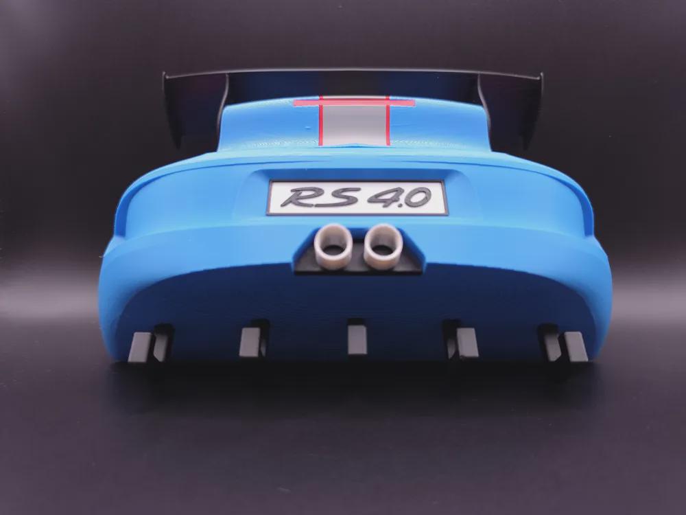 Custom Color RS 4.0 Inspired Key Holder | 3D Printed Car Wall Rack (Personalized) - product photo 2
