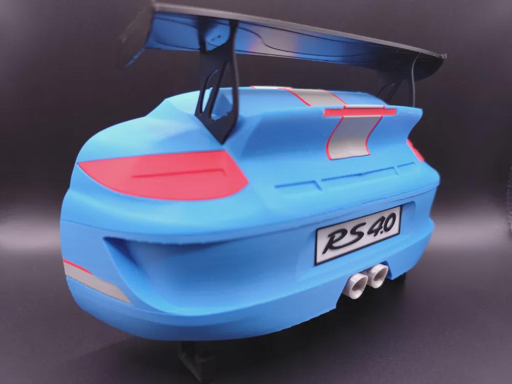 Custom Color RS 4.0 Inspired Key Holder | 3D Printed Car Wall Rack (Personalized) - product photo 5