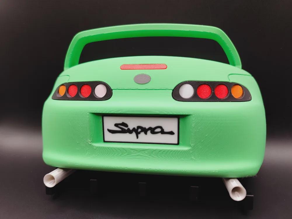 Supra-Inspired 3D Printed Key Holder | Custom Color JDM Garage Decor - product photo 3