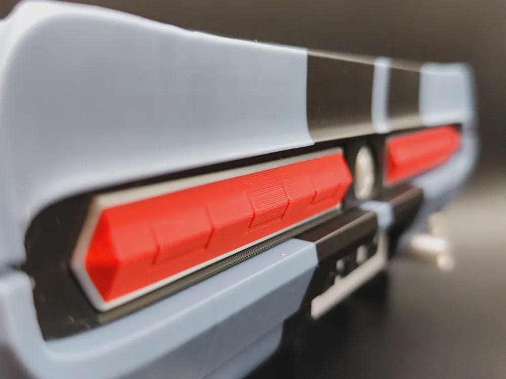 Shelby GT500 Inspired 3D Printed Key Holder | Custom Color Mustang Wall Rack (5 Hooks) - product photo 6