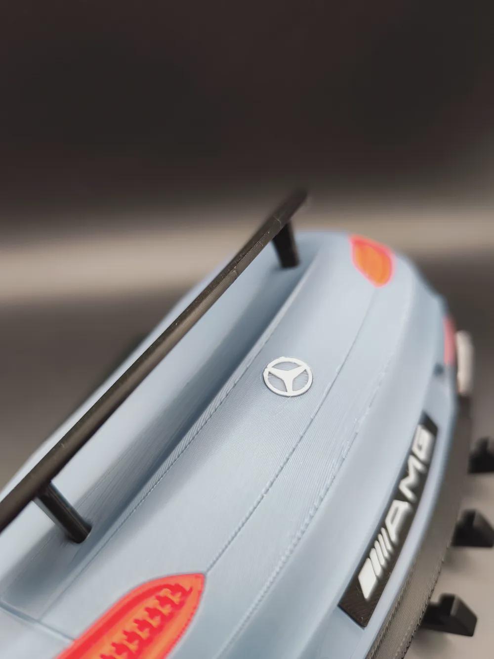 Customizable Mercedes-AMG Inspired Key Holder | 3D Printed Sports Car Wall Rack (Personalized Color) - product photo 5
