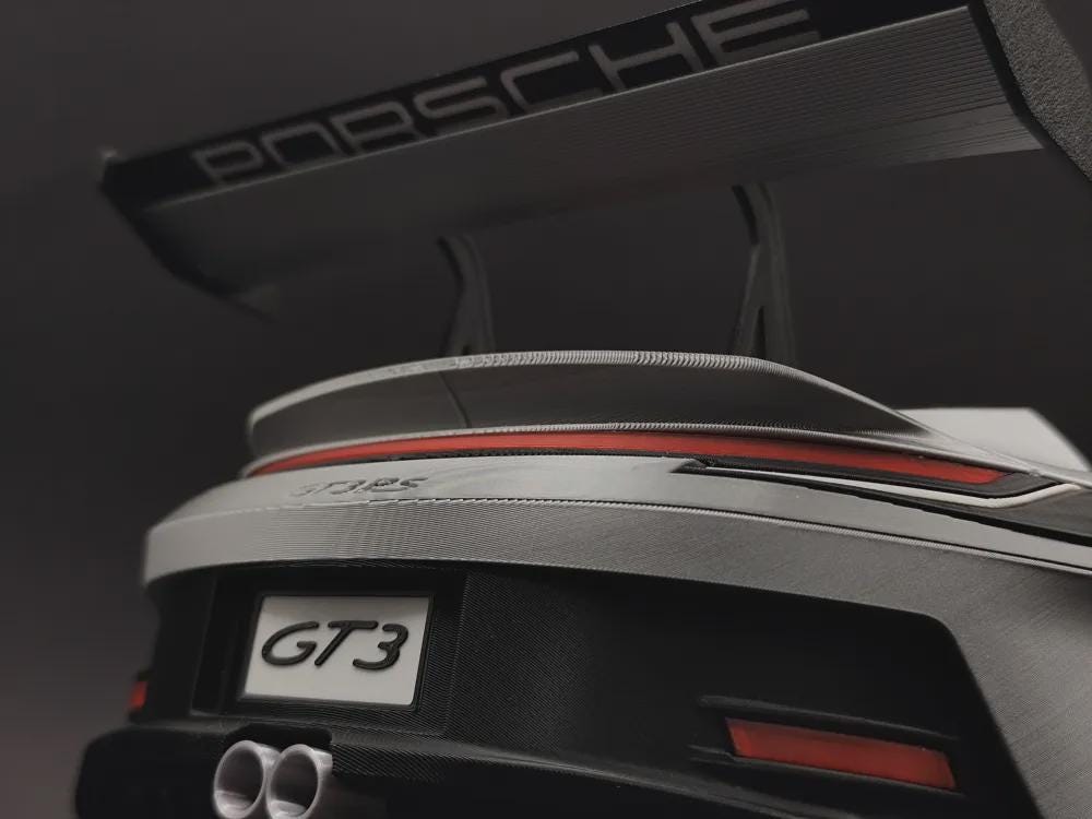 GT3 RS Inspired 3D Printed Key Holder | Custom Color Porsche Garage Decor - product photo 3
