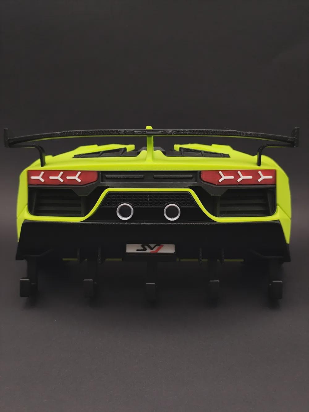 Aventador SVJ Inspired 3D Printed Key Holder | Customizable Supercar Wall Decor - product photo 3