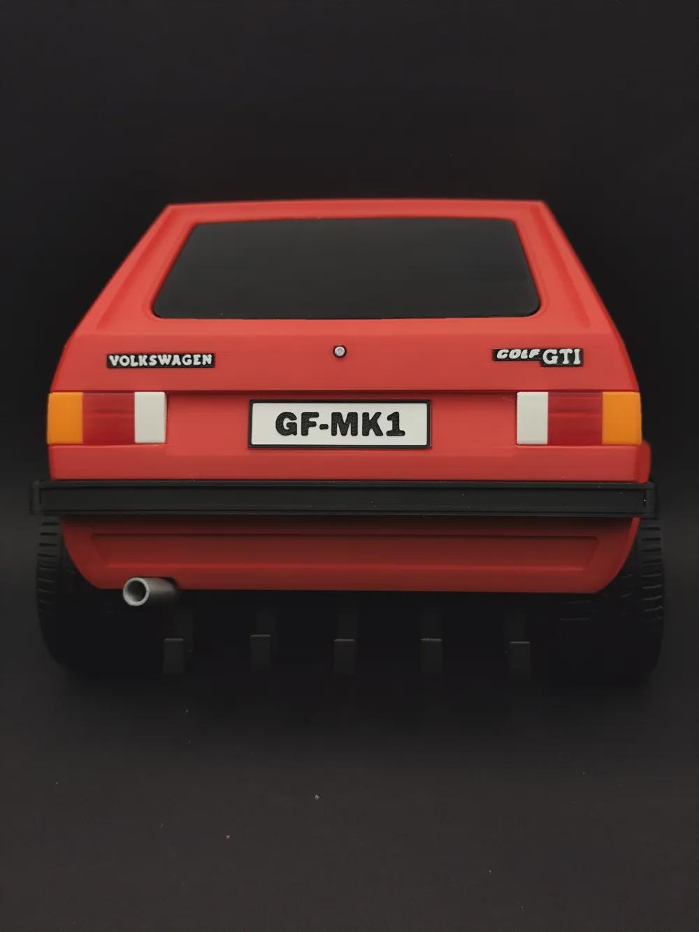 Customizable Golf MK1 Key Holder | 3D Printed VW Hatchback Wall Decor - product photo 5