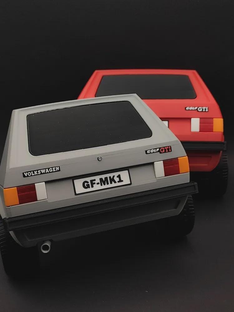 Customizable Golf MK1 Key Holder | 3D Printed VW Hatchback Wall Decor - product photo 7