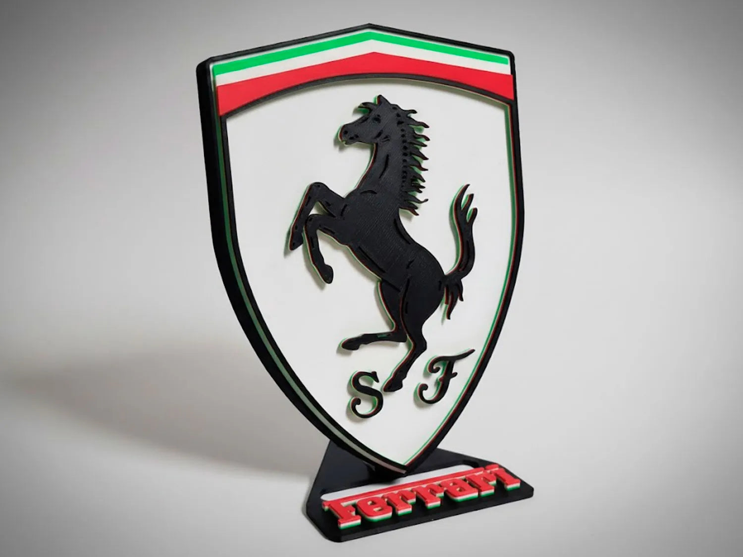 3D Printed Scuderia Ferrari LED Lamp