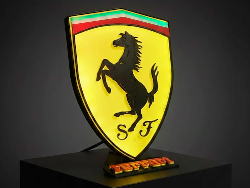 3D Printed Scuderia Ferrari LED Lamp