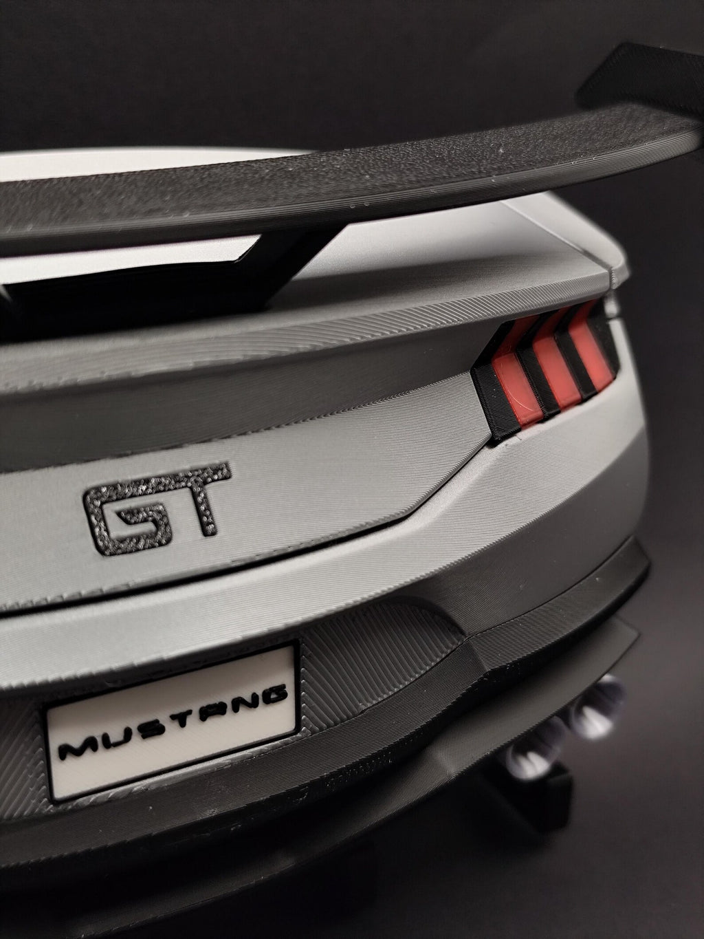 Mustang GT inspired 3D printed key rack dimensions and product details