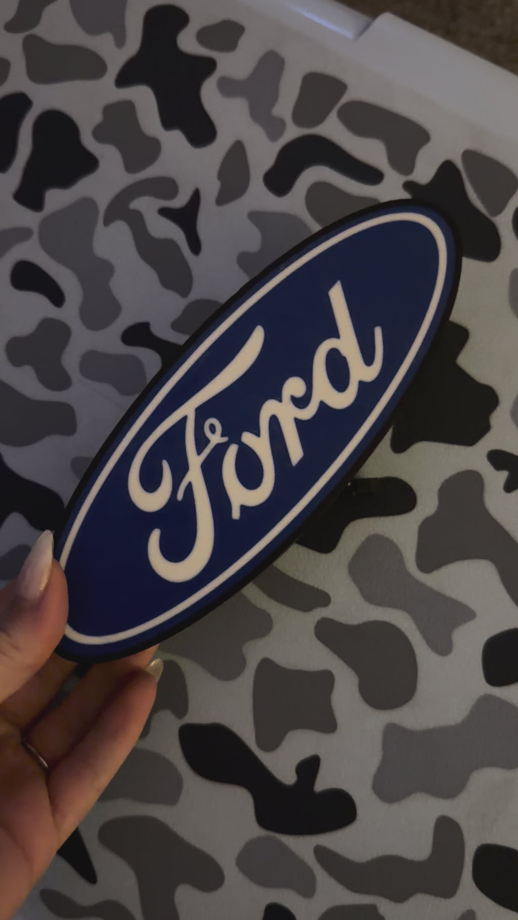 3D Printed Ford Lightbox - Wall Decor