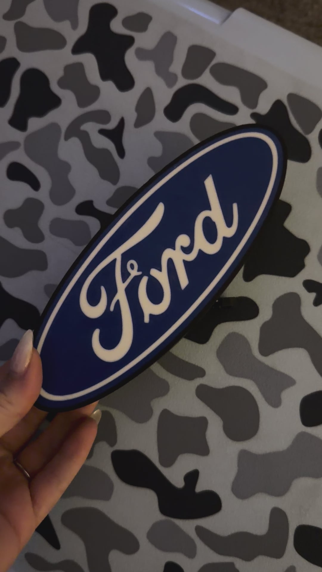 3D Printed Ford Lightbox - Wall Decor