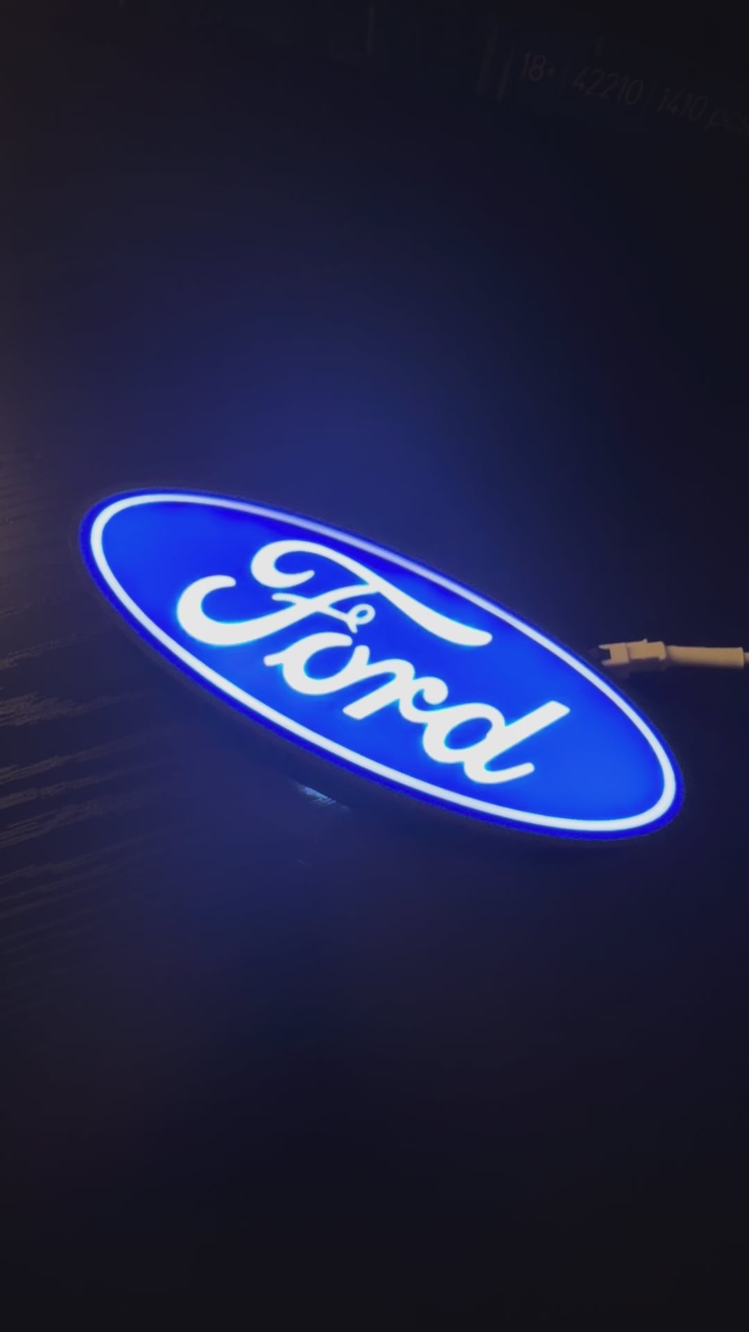 3D Printed Ford Lightbox - Wall Decor